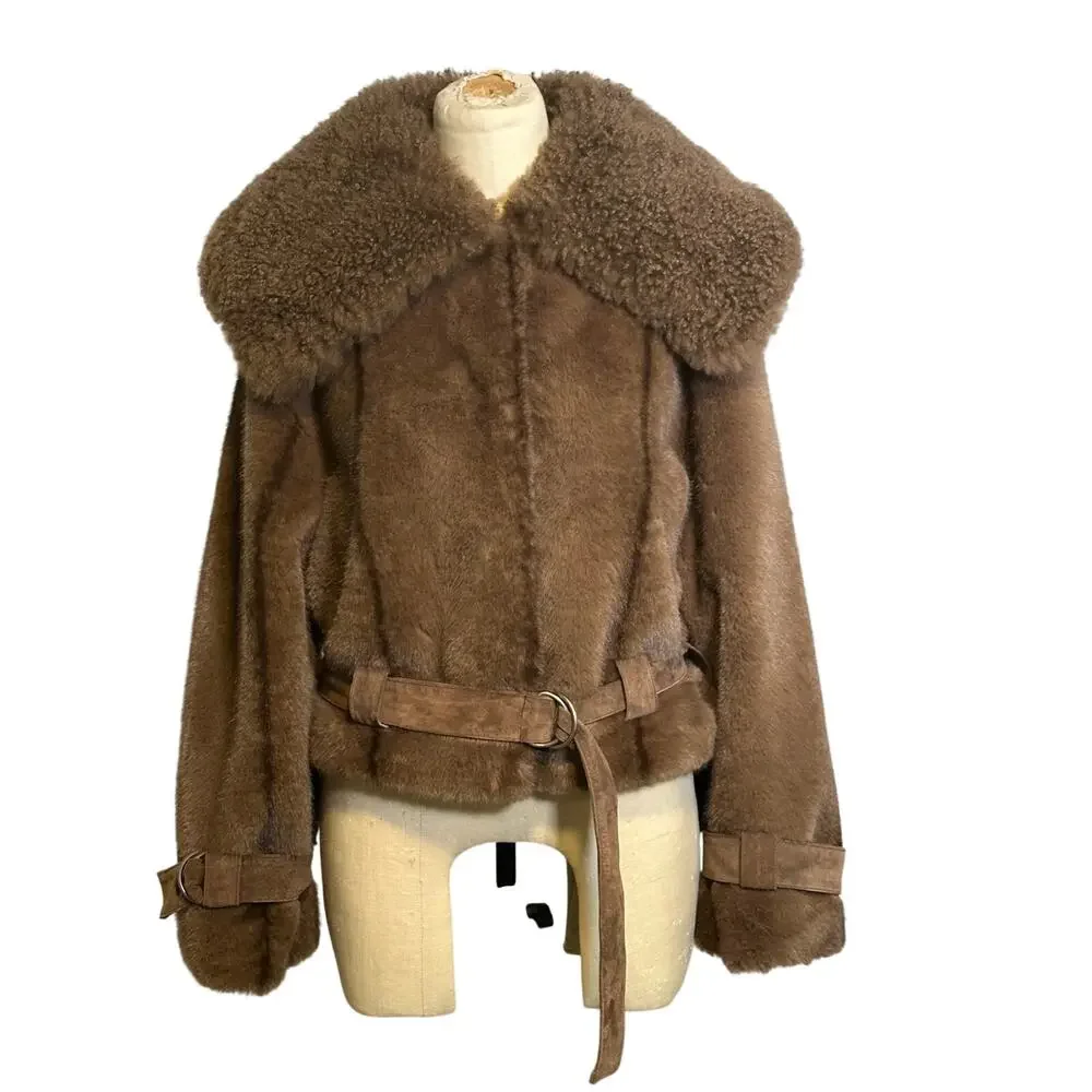Ducie London Aurora Coat in Coco